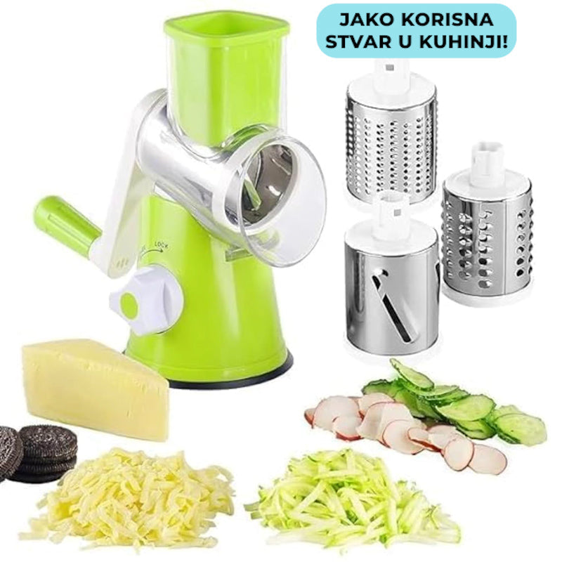 Seckalica za povrće sa 3 okrugla noža