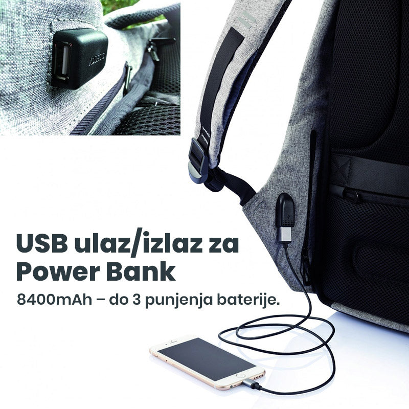 Sigurnosni Ranac sa Punjačem + GRATIS Powerbank