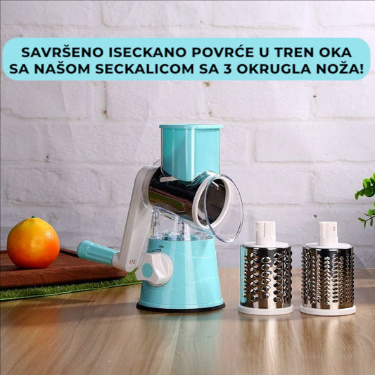 Seckalica za povrće sa 3 okrugla noža
