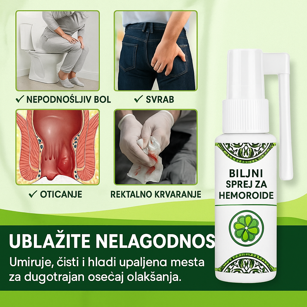 KONAČNO KRAJ HEMOROIDIMA – BEZ OPERACIJE I BEZ MUKE!