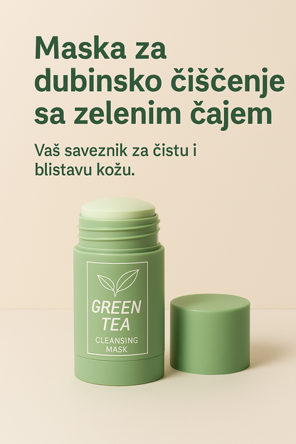 Maska za dubinsko čišćenje sa zelenim čajem – Vaš saveznik za čistu i blistavu kožu