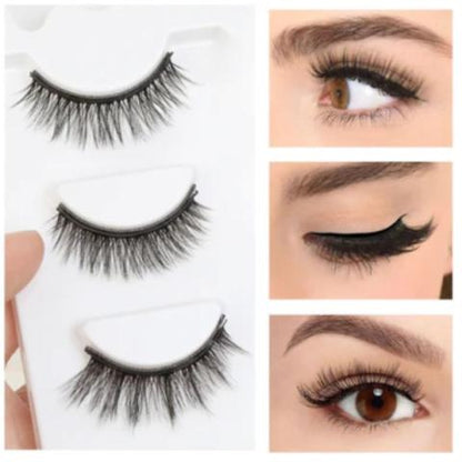 LuxEye Magnetne Trepavice sa Ajlajnerom